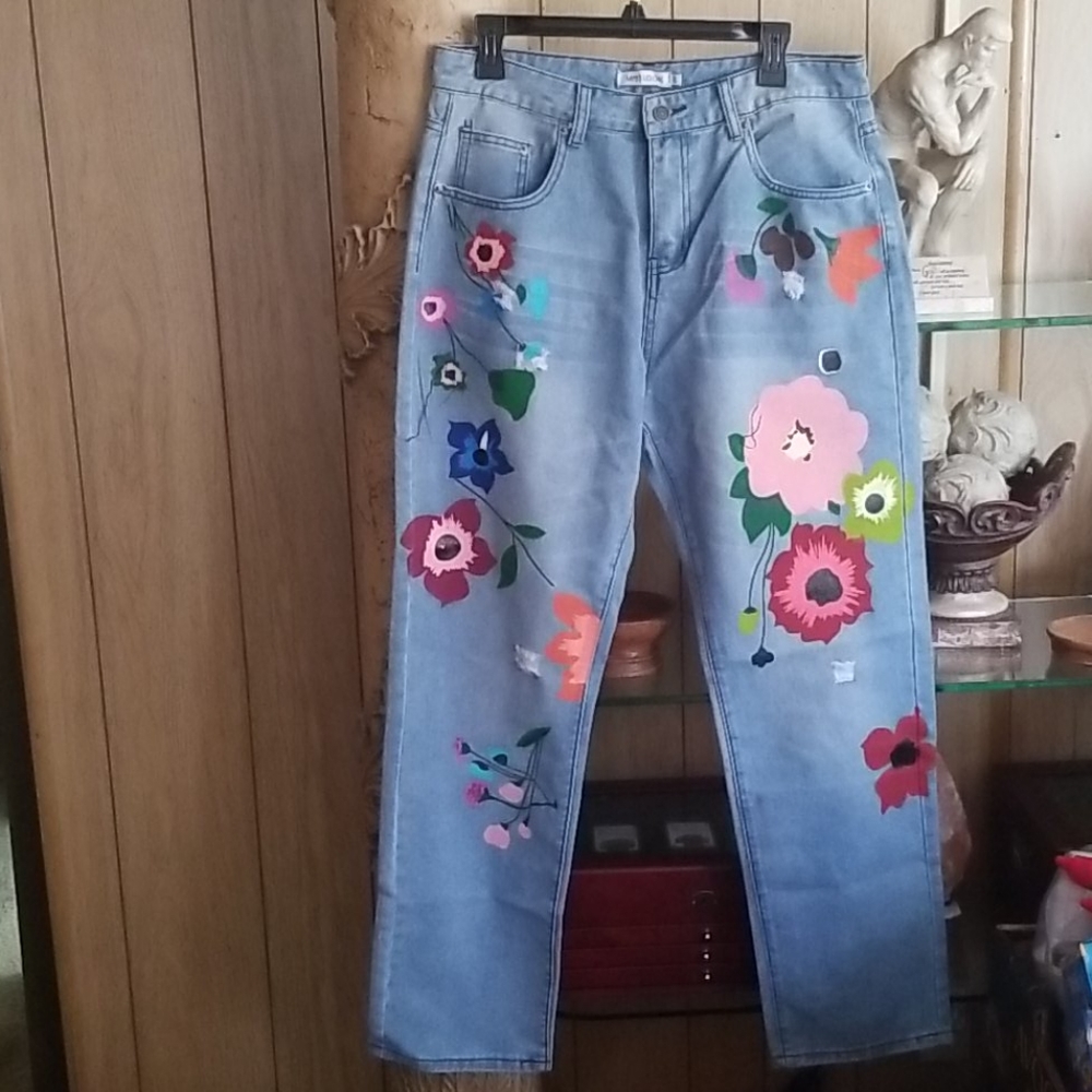 Women jeans pants XL
